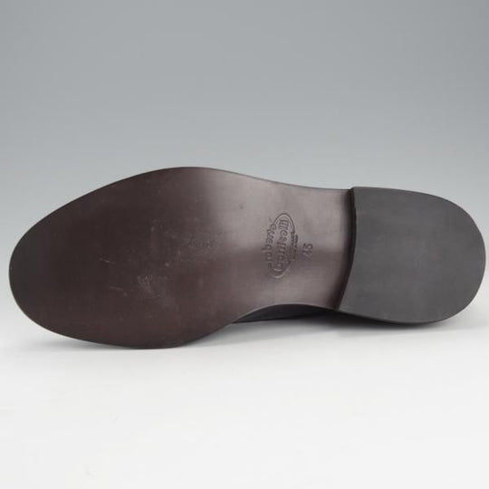 ほぼ試着程度★(伊)ボッティチェリ SIZE 45【★プレ—ントゥ/紺】ポリッシュレザー/メンズ/Botticelli★i697