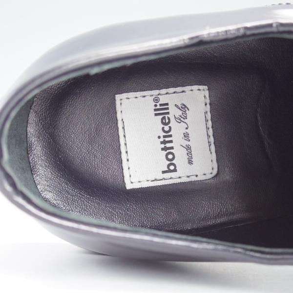 ほぼ試着程度★(伊)ボッティチェリ SIZE 45【★プレ—ントゥ/紺】ポリッシュレザー/メンズ/Botticelli★i697