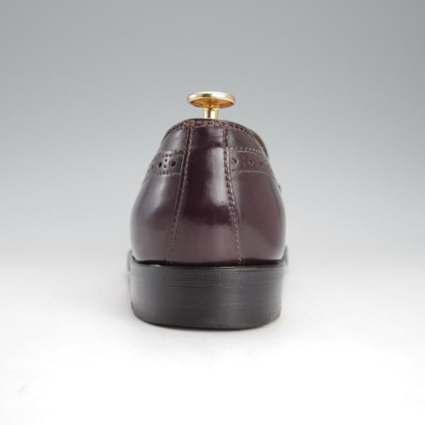 極上★オールデン 7D【現行定価17万円程度★コードバン仕様/ユナイテッドアローズ別注】3905/タッセルローファー/赤茶/ALDEN★i699