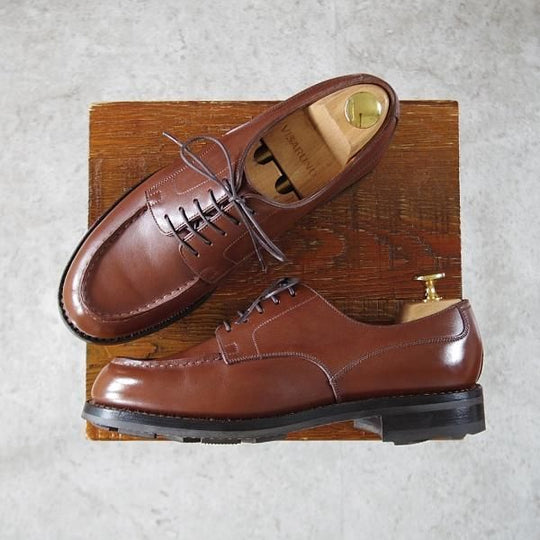 極美品★J.M.ウェストン 5D【現行定価￥165,000-★ロシアンカーフ仕様/ゴルフ/GOLF】641/31ラスト/タン/茶/Weston/ウエストン★i700
