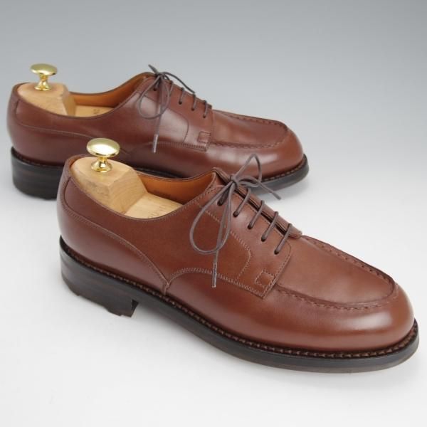 極美品★J.M.ウェストン 5D【現行定価￥165,000-★ロシアンカーフ仕様/ゴルフ/GOLF】641/31ラスト/タン/茶/Weston/ウエストン★i700
