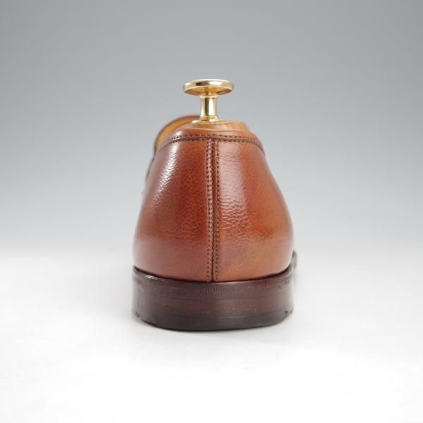 ★ジョンロブ 8.5E【貴重★アンライニング仕様のロペス/(水牛)バッファローレザー】RIO/コインローファー/茶/JOHN LOBB★i702