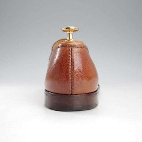 ★ジョンロブ 8.5E【貴重★アンライニング仕様のロペス/(水牛)バッファローレザー】RIO/コインローファー/茶/JOHN LOBB★i702