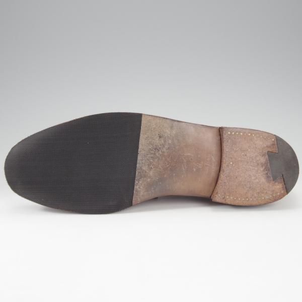 ★ジョンロブ 8.5E【貴重★アンライニング仕様のロペス/(水牛)バッファローレザー】RIO/コインローファー/茶/JOHN LOBB★i702