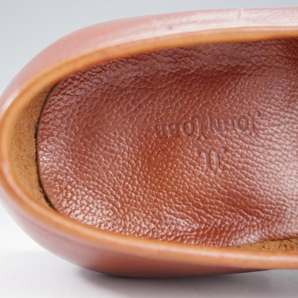 ★ジョンロブ 8.5E【貴重★アンライニング仕様のロペス/(水牛)バッファローレザー】RIO/コインローファー/茶/JOHN LOBB★i702