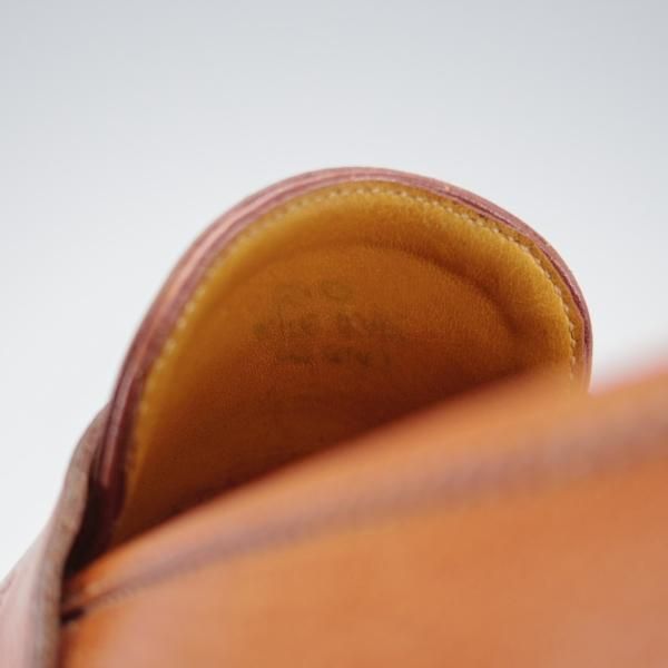 ★ジョンロブ 8.5E【貴重★アンライニング仕様のロペス/(水牛)バッファローレザー】RIO/コインローファー/茶/JOHN LOBB★i702