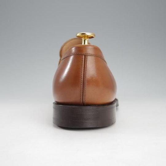 極美品★チャーチ 75G/UK7.5【★コインローファー/Wesley】101ラスト/カーフ/薄茶/メンズ/Church's★i703