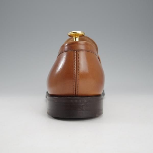 極美品★チャーチ 75G/UK7.5【★コインローファー/Wesley】101ラスト/カーフ/薄茶/メンズ/Church's★i703