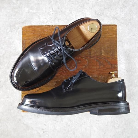 極上★チャーチ 60G/UK6【定価￥161,700-★ライトウェイトソール仕様/SHANNON LW】シャノン/103ラスト/プレーントゥ/黒/Church's★i705