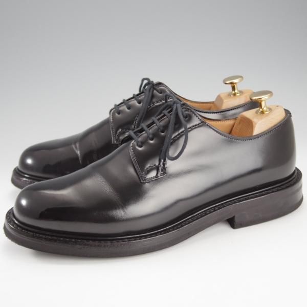 極上★チャーチ 60G/UK6【定価￥161,700-★ライトウェイトソール仕様/SHANNON LW】シャノン/103ラスト/プレーントゥ/黒/Church's★i705