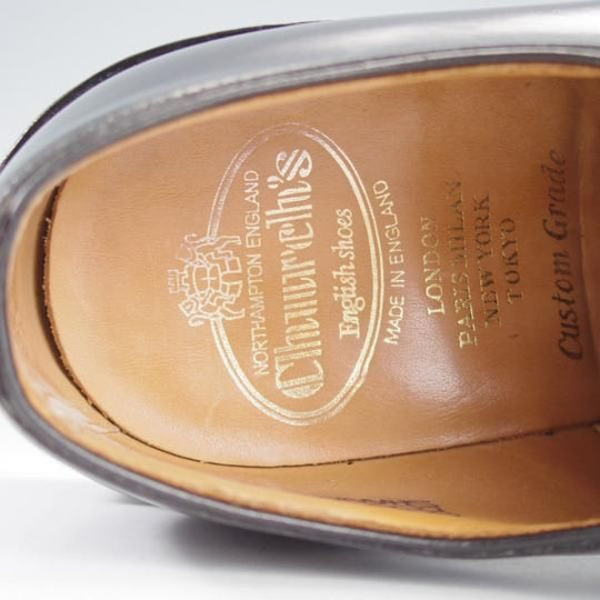 極上★チャーチ 60G/UK6【定価￥161,700-★ライトウェイトソール仕様/SHANNON LW】シャノン/103ラスト/プレーントゥ/黒/Church's★i705