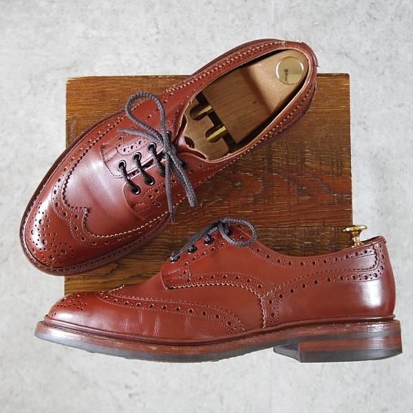 極上★トリッカーズ SIZE 9.5【定価￥121,000-★ダイナイトソール/BOURTON/マロンアンティーク】5633/カントリーシューズ/Tricker's★i706