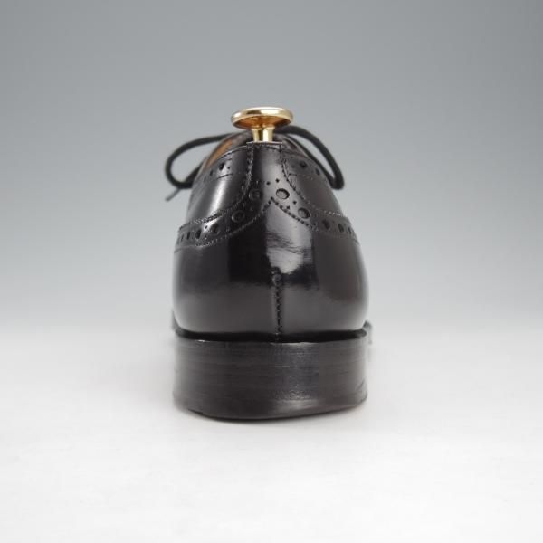 極上★チャーチ 65F/UK6.5【定価￥155,100-★ディプロマット/DIPLOMAT】173ラスト/セミブローグ/カーフ/黒/メンズ/Church's★i708