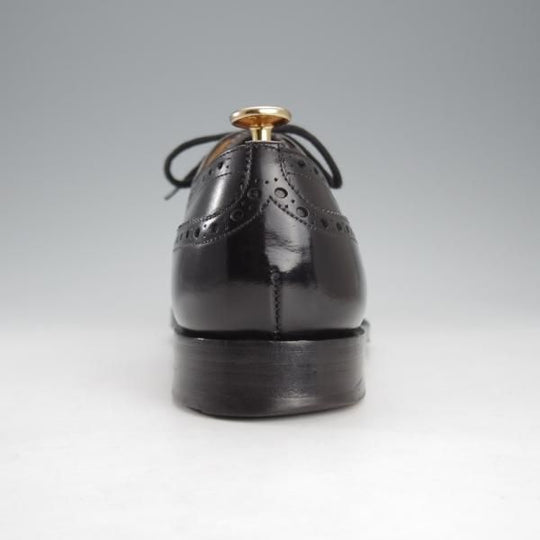 極上★チャーチ 65F/UK6.5【定価￥155,100-★ディプロマット/DIPLOMAT】173ラスト/セミブローグ/カーフ/黒/メンズ/Church's★i708