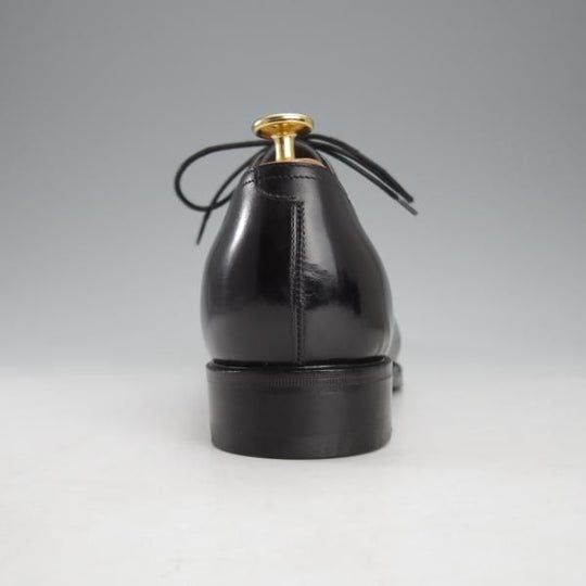 極美品★(伊)F.LLIジャコメッティ SIZE 41【定価￥101,200-★ハンドソーンウェルテッド製法/黒】ストレートチップ/Giacometti★i712