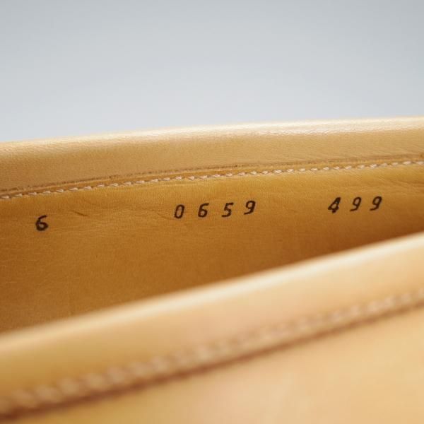 極上★(伊)STEFANO BI/ステファノビ SIZE 6【貴重★ISETAN別注/ローファー】スリッポン/カーフ/薄茶/伊勢丹★i715