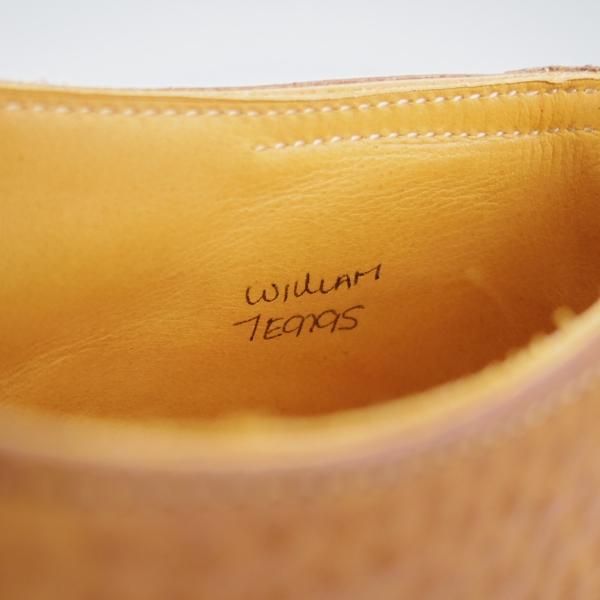 未使用★ジョンロブ 7E【モデル定価￥216,700-★WILLIAM/ウィリアム/TENSILE】9795ラスト/ダブルモンク/シボ革/薄茶/JOHN LOBB★i716