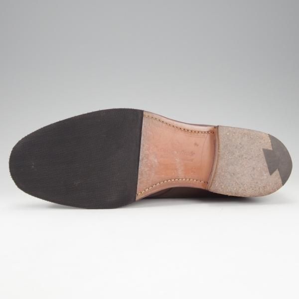 極上★チャーチ 70F/UK7【貴重★100ラスト/EXMOUTH】モンクストラップ/ネバダカーフ/濃茶/メンズ/Church's★i717