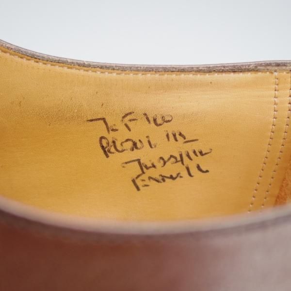 極上★チャーチ 70F/UK7【貴重★100ラスト/EXMOUTH】モンクストラップ/ネバダカーフ/濃茶/メンズ/Church's★i717