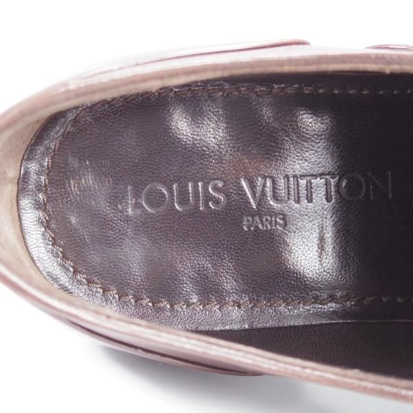 極上★(仏)ルイ・ヴィトン SIZE 6.5【★ストレートチップ/濃茶】カーフ/メンズ/LOUIS VUITTON★i718
