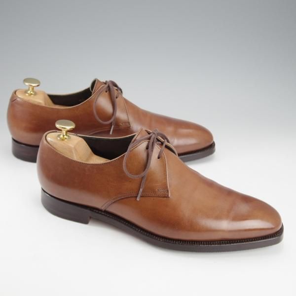 極上★クロケット&ジョーンズ 6.5E【貴重★(英)RICHARD JAMES別注/リチャードジェームス】Vフロント/カーフ/茶/Crockett&Jones★i724