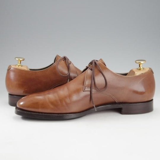 極上★クロケット&ジョーンズ 6.5E【貴重★(英)RICHARD JAMES別注/リチャードジェームス】Vフロント/カーフ/茶/Crockett&Jones★i724