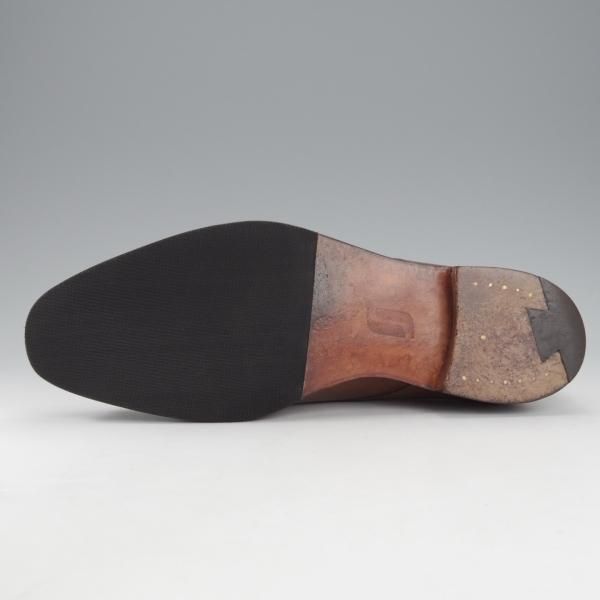 極上★クロケット&ジョーンズ 6.5E【貴重★(英)RICHARD JAMES別注/リチャードジェームス】Vフロント/カーフ/茶/Crockett&Jones★i724