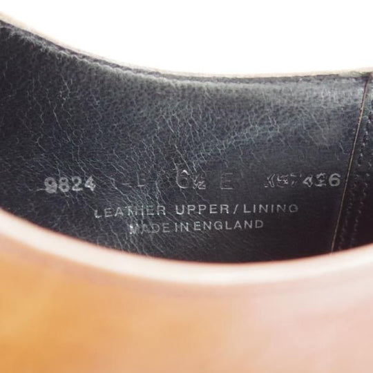 極上★クロケット&ジョーンズ 6.5E【貴重★(英)RICHARD JAMES別注/リチャードジェームス】Vフロント/カーフ/茶/Crockett&Jones★i724