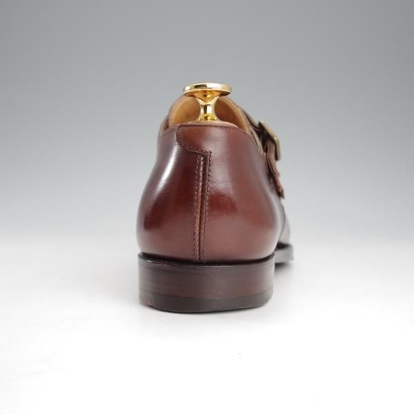 ★クロケット&ジョーンズ 6.5E【★(英)ポールセンスコーン×(英)ダンヒル別注】PEEL/ダブルモンク/カーフ/濃茶/DUNHILL/Crockett&Jones★i725