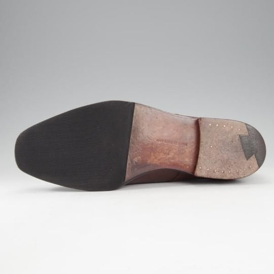 ★クロケット&ジョーンズ 6.5E【★(英)ポールセンスコーン×(英)ダンヒル別注】PEEL/ダブルモンク/カーフ/濃茶/DUNHILL/Crockett&Jones★i725