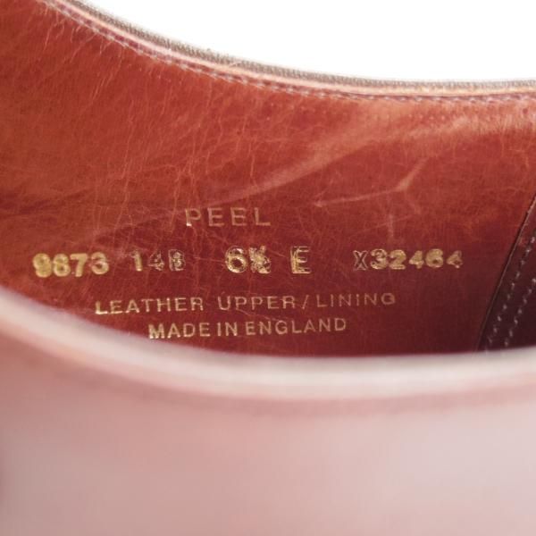 ★クロケット&ジョーンズ 6.5E【★(英)ポールセンスコーン×(英)ダンヒル別注】PEEL/ダブルモンク/カーフ/濃茶/DUNHILL/Crockett&Jones★i725