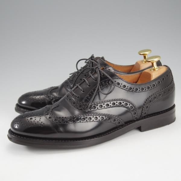 極上★チャーチ(レディース) SIZE 35.5【定価￥160,600-★バーウッド/BURWOOD WG】ポリッシュドバインダーカーフ/黒/Church's★i726