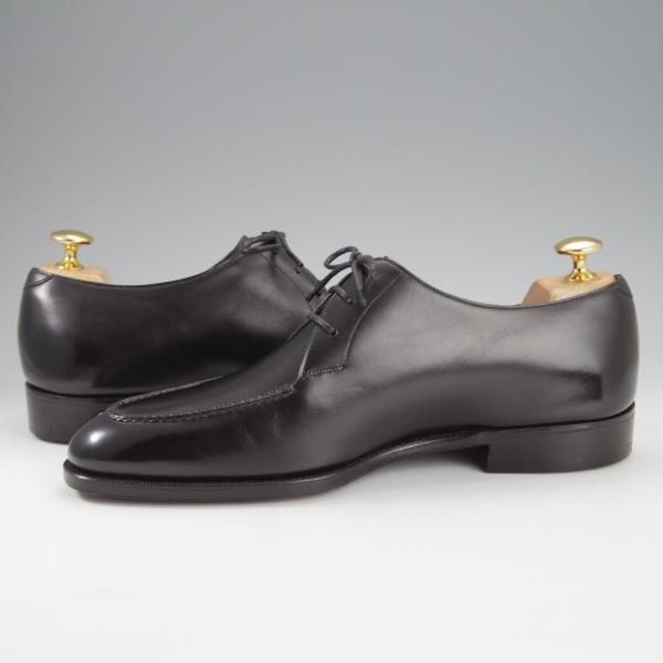 ほぼ試着程度★(英)ガジアーノ&ガーリング UK5.5【定価￥189,000-★(英)ALFRED DUNHILL別注/スキンステッチ】Uチップ/黒★i727