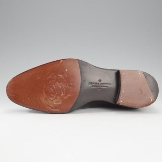 ほぼ試着程度★(英)ガジアーノ&ガーリング UK5.5【定価￥189,000-★(英)ALFRED DUNHILL別注/スキンステッチ】Uチップ/黒★i727