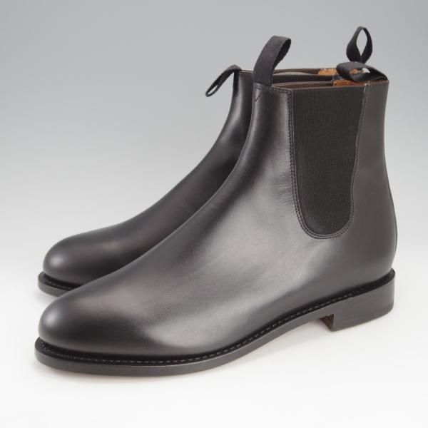 パラブーツ SIZE 42【レザーソール仕様/サイドゴアブーツ/黒