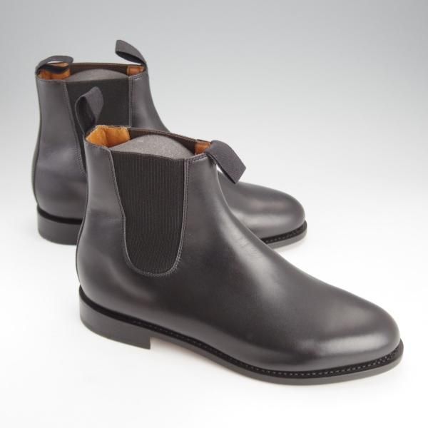 未使用★パラブーツ SIZE 42【貴重★レザーソール仕様/PECARI ARMEE】サイドゴアブーツ/カーフ/黒/メンズ/Paraboot★i728