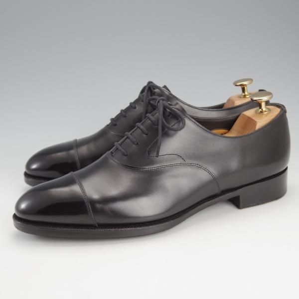 極上★エドワードグリーン 6.5E【定価￥204,600-★チェルシー/CHELSEA/82ラスト】ストレートチップ/カーフ/黒/EDWARD GREEN★i729