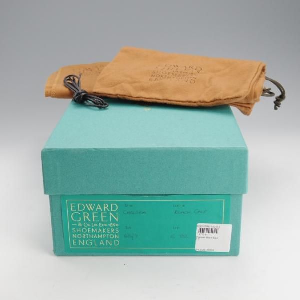 極上★エドワードグリーン 6.5E【定価￥204,600-★チェルシー/CHELSEA/82ラスト】ストレートチップ/カーフ/黒/EDWARD GREEN★i729