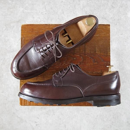 極上★(英)アルフレッド・サージェント 8E【貴重★WESTONゴルフ似寄りモデル/リッジウェイソール】Uチップ/濃茶/Alfred Sargent★i730