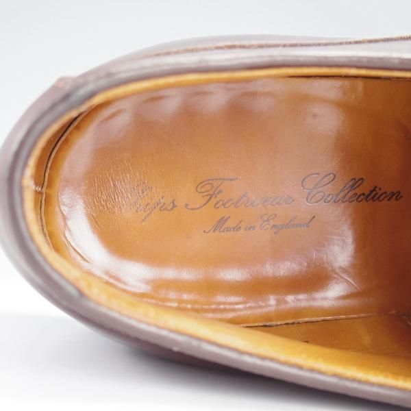 極上★(英)アルフレッド・サージェント 8E【貴重★WESTONゴルフ似寄りモデル/リッジウェイソール】Uチップ/濃茶/Alfred Sargent★i730