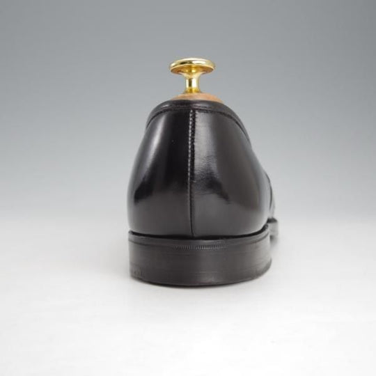 極上★クロケット&ジョーンズ 9EE【★ハートフォード/HERTFORD】フルストラップ/コインローファー/カーフ/黒/メンズ/Crockett&Jones★i731