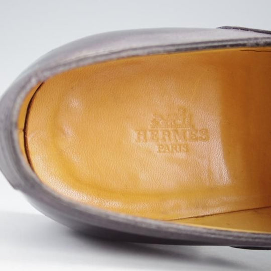 極上★ジョンロブ SIZE 41【貴重★エルメス別注/HERMES/ミュージアムカーフ】JOHN/H103ラスト/黒/メンズ/JOHN LOBB★i732