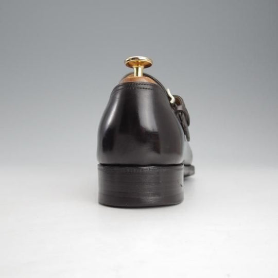 極上★ジョンロブ 5.5E【現行定価￥310,200-★プレステージライン/Jermyn2/ジャーミン】サイドモンク/7000ラスト/黒/JOHN LOBB★i733