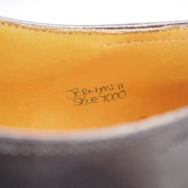 極上★ジョンロブ 5.5E【現行定価￥310,200-★プレステージライン/Jermyn2/ジャーミン】サイドモンク/7000ラスト/黒/JOHN LOBB★i733