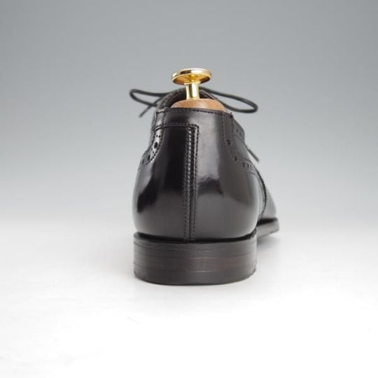 極上★クロケット&ジョーンズ 9D【定価￥104,500-★ハンドグレードライン/BARRINGTON 2】セミブローグ/363ラスト/黒/Crockett&Jones★i738