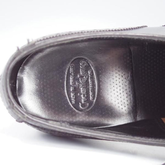 極上★クロケット&ジョーンズ 9D【定価￥104,500-★ハンドグレードライン/BARRINGTON 2】セミブローグ/363ラスト/黒/Crockett&Jones★i738