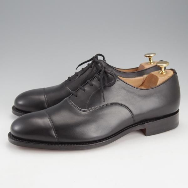 未使用★チャーチ 80G/UK8【貴重★100ラスト/コンサル同仕様/BALMORAL】ストレートチップ/プレステージカーフ/黒/メンズ/Church's★i739