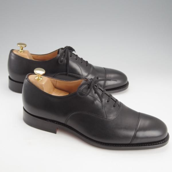 未使用★チャーチ 80G/UK8【貴重★100ラスト/コンサル同仕様/BALMORAL】ストレートチップ/プレステージカーフ/黒/メンズ/Church's★i739