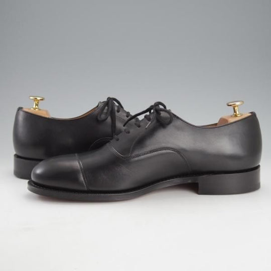 未使用★チャーチ 80G/UK8【貴重★100ラスト/コンサル同仕様/BALMORAL】ストレートチップ/プレステージカーフ/黒/メンズ/Church's★i739