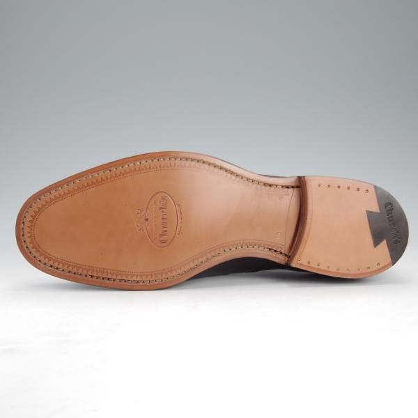 未使用★チャーチ 80G/UK8【貴重★100ラスト/コンサル同仕様/BALMORAL】ストレートチップ/プレステージカーフ/黒/メンズ/Church's★i739